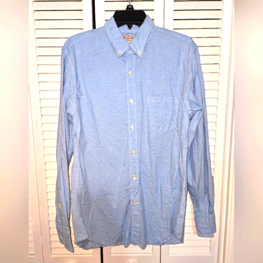 J. Crew Men's M Striped Woven Shirt
